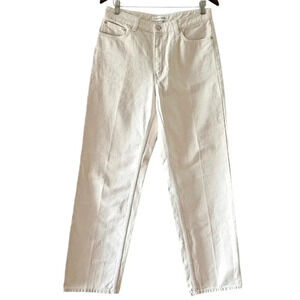 Wood Wood Ilo Straight Leg Classic Denim Women's Jeans Size‎ 31W 32L Off White.